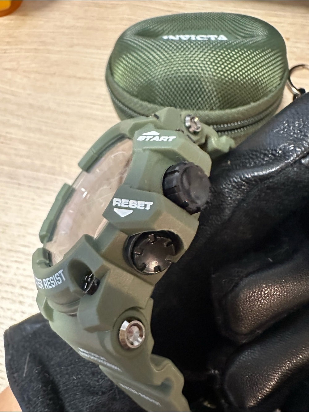 Activa x Invicta Rally 50mm Army Green Digital Watch Set ACW-GA-M-105 - Picture 8 of 13